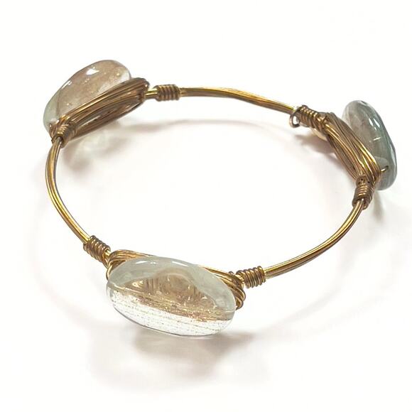 Bourbon and Boweties Stone Bangle - Picture 3 of 7